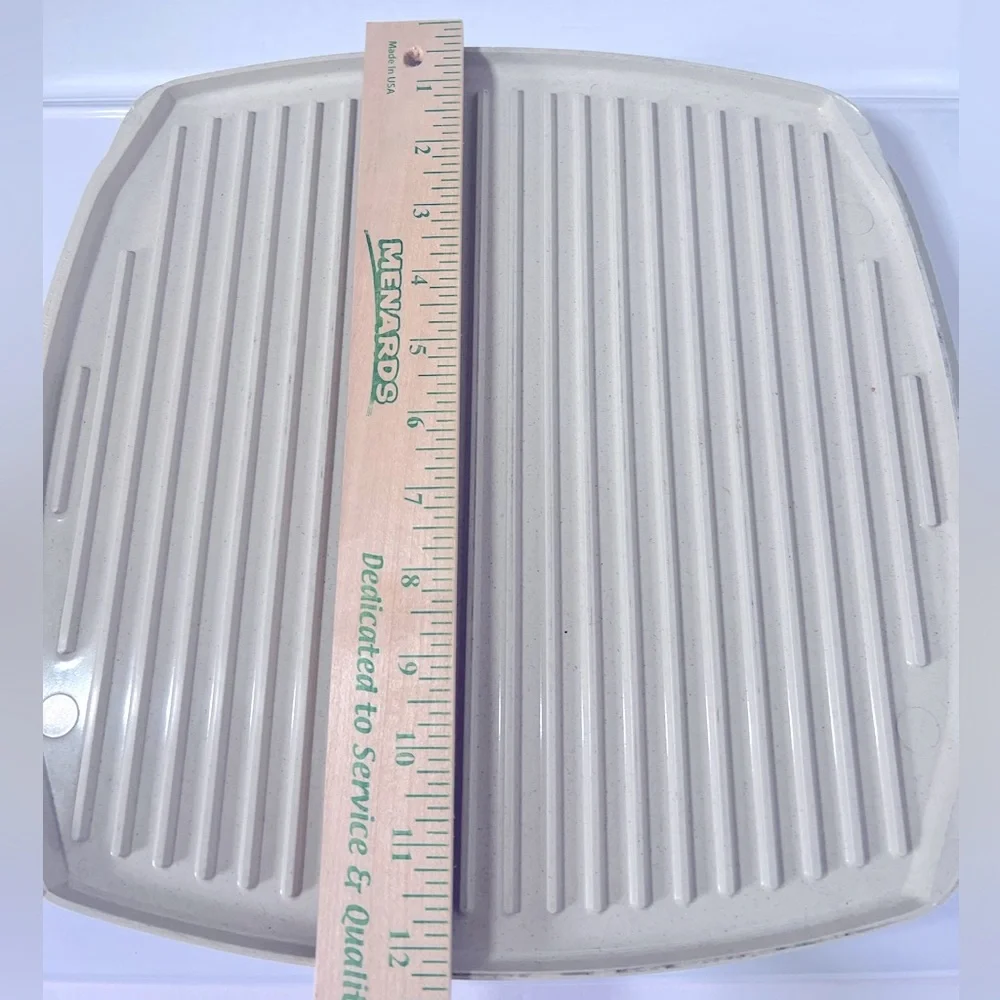 Vintage Nordic Ware Cream Bacon Tray/Meat Defroster.